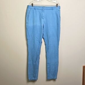 Long Tall Sally Blue Trouser Pants Size 12 EUC